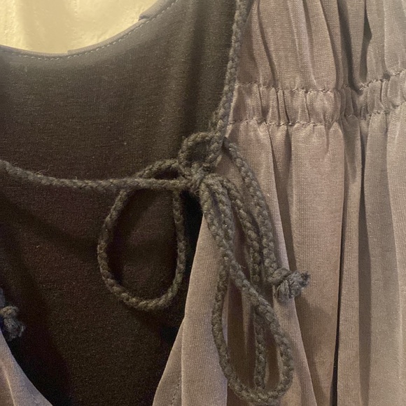 Free People gray drape dress - Picture 4 of 5